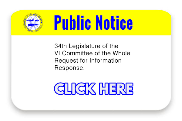34th Legislature Public Notice