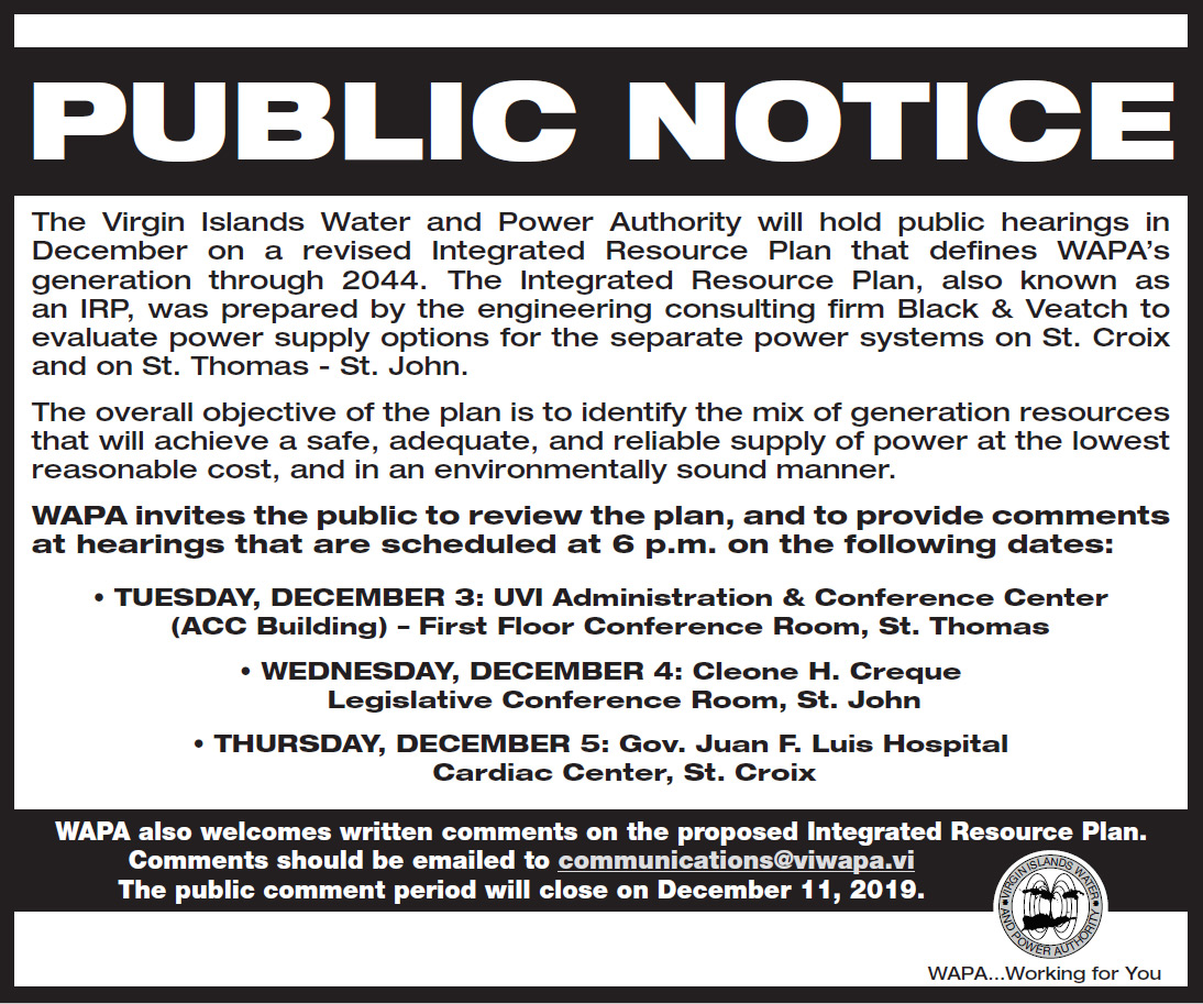 Public notice